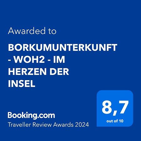 Borkumunterkunft - Woh2 - Im Herzen Der Insel Екстер'єр фото